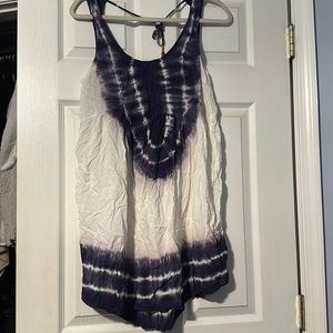 Roxy large tank dress or cover-up